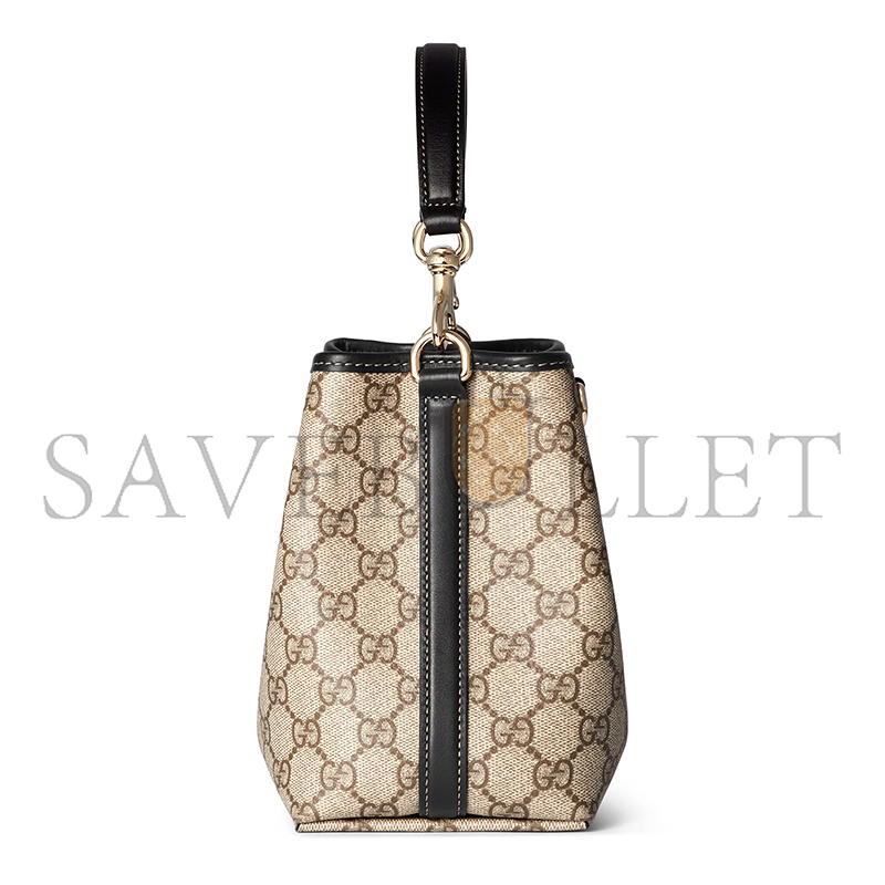 GUCCI GG EMBLEM SMALL BUCKET BAG 815118 (19*18*11cm)